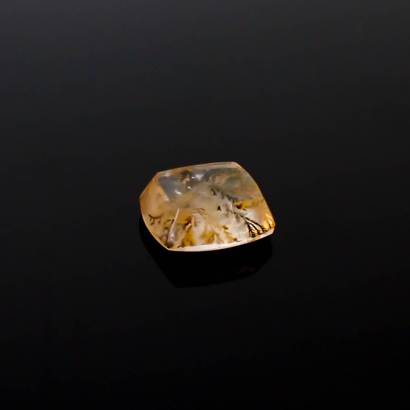 デンドリチッククォーツ ブラジル産 3.92ct [250330088]11x9.2mm前後