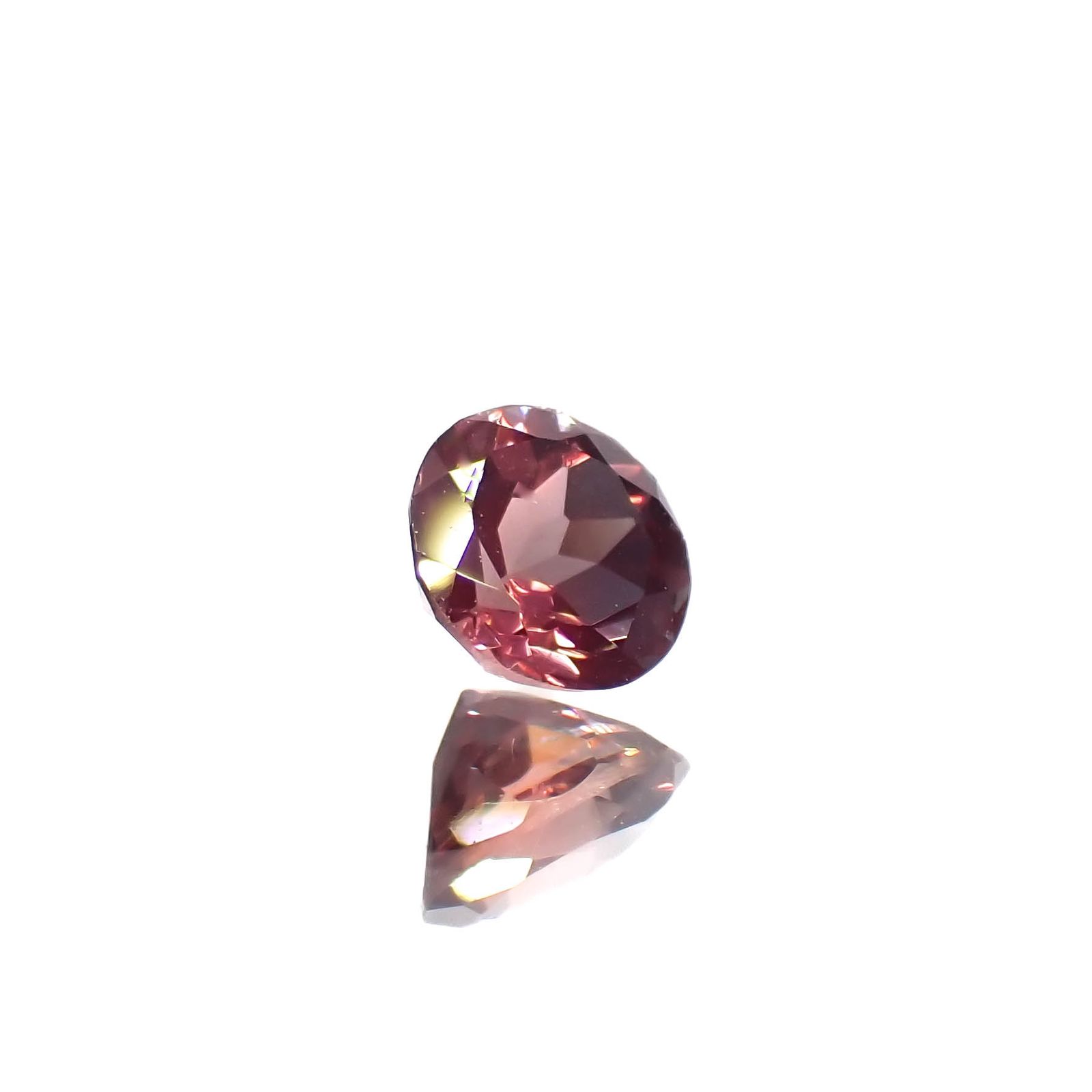 バイカラーアンデシン モンゴル産 0.24ct[230421501]4x4mm前後