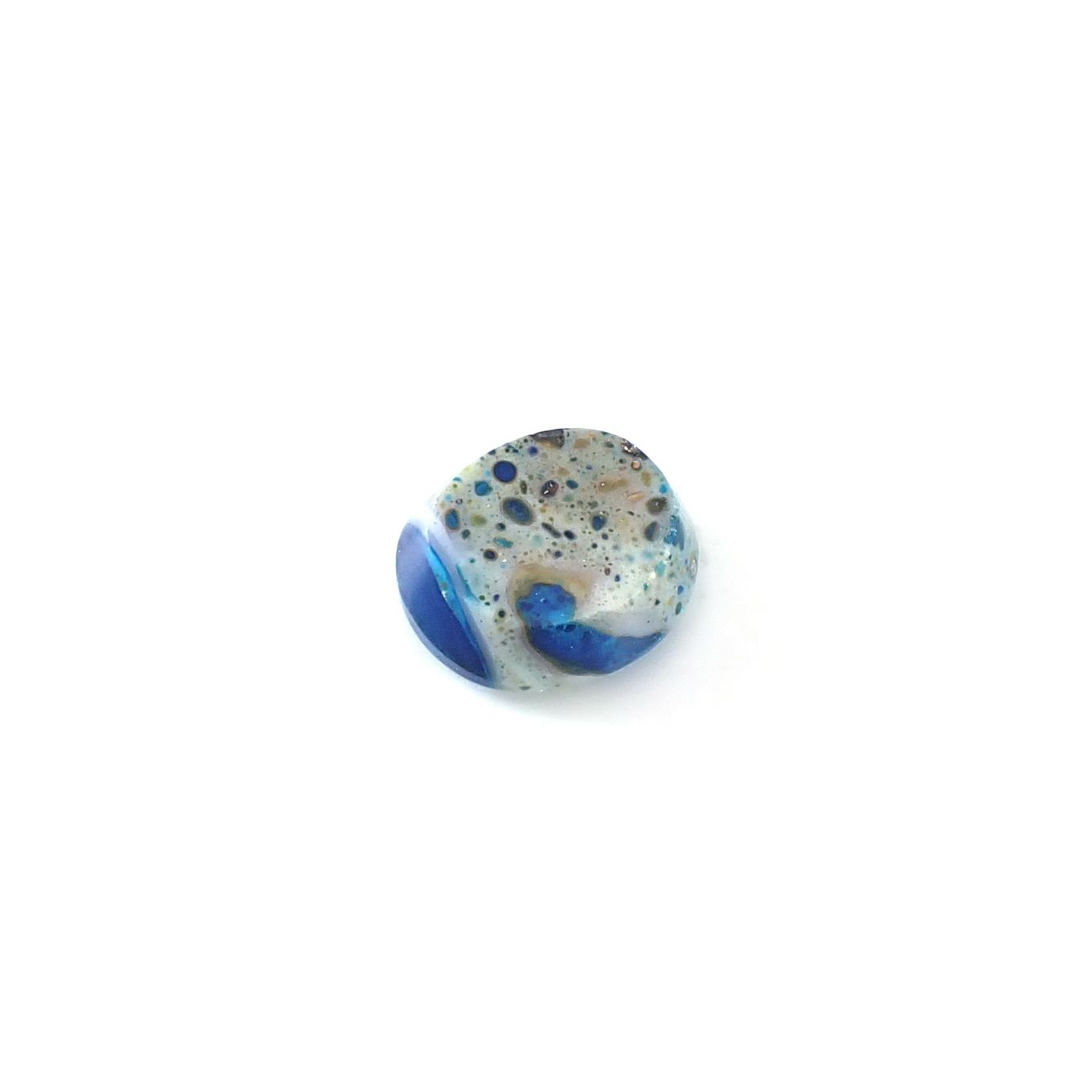 ブルーオパール ペルー産 10.97ct [250730726]16.9x14.5mm前後