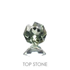 ◇オクタゴンカット◇バイカラーサファイア オーストラリア産 0.61ct[220817497]4.9x4.8mm前後