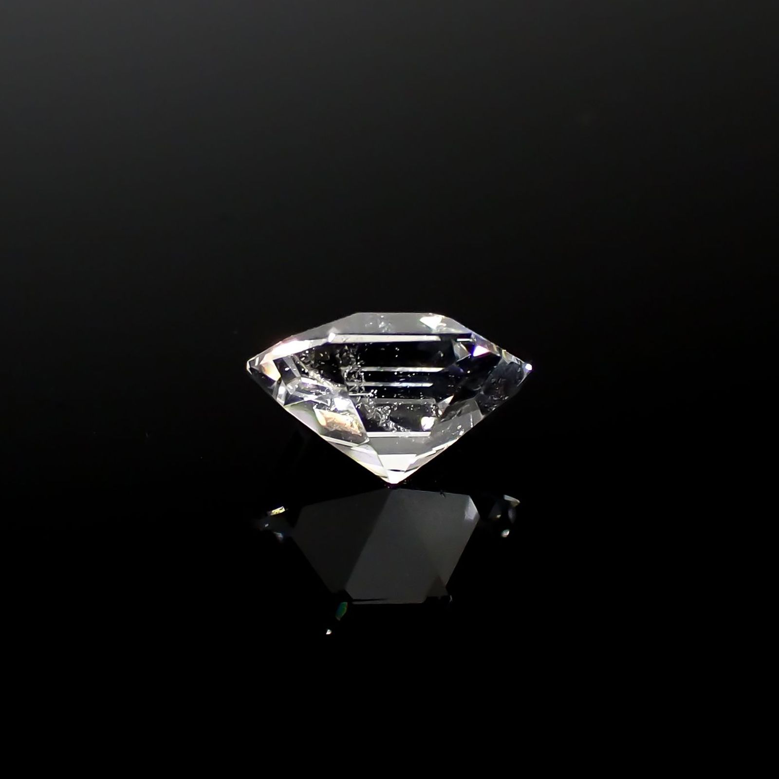 ◇ヘキサゴンカット◇レムリアンシードクリスタル(保証シール付き) ブラジル産 1.15ct [240326840]7x6.8mm前後