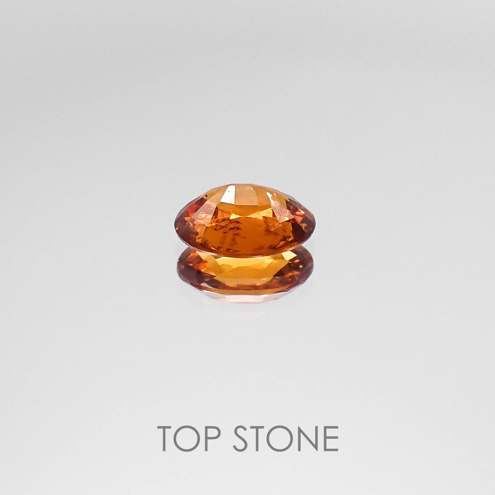 スペサルティンガーネット(宝石名スペサルティン・ガーネット) ナイジェリア産 0.98ct 識別済[20073725]7.1×5mm前後