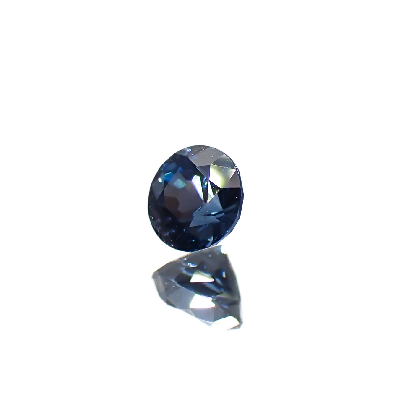 コバルトブルースピネル(宝石名ブルー・スピネル)タンザニア産 0.228ct ソ付(日独)[240928998]3.48x3.52mm前後