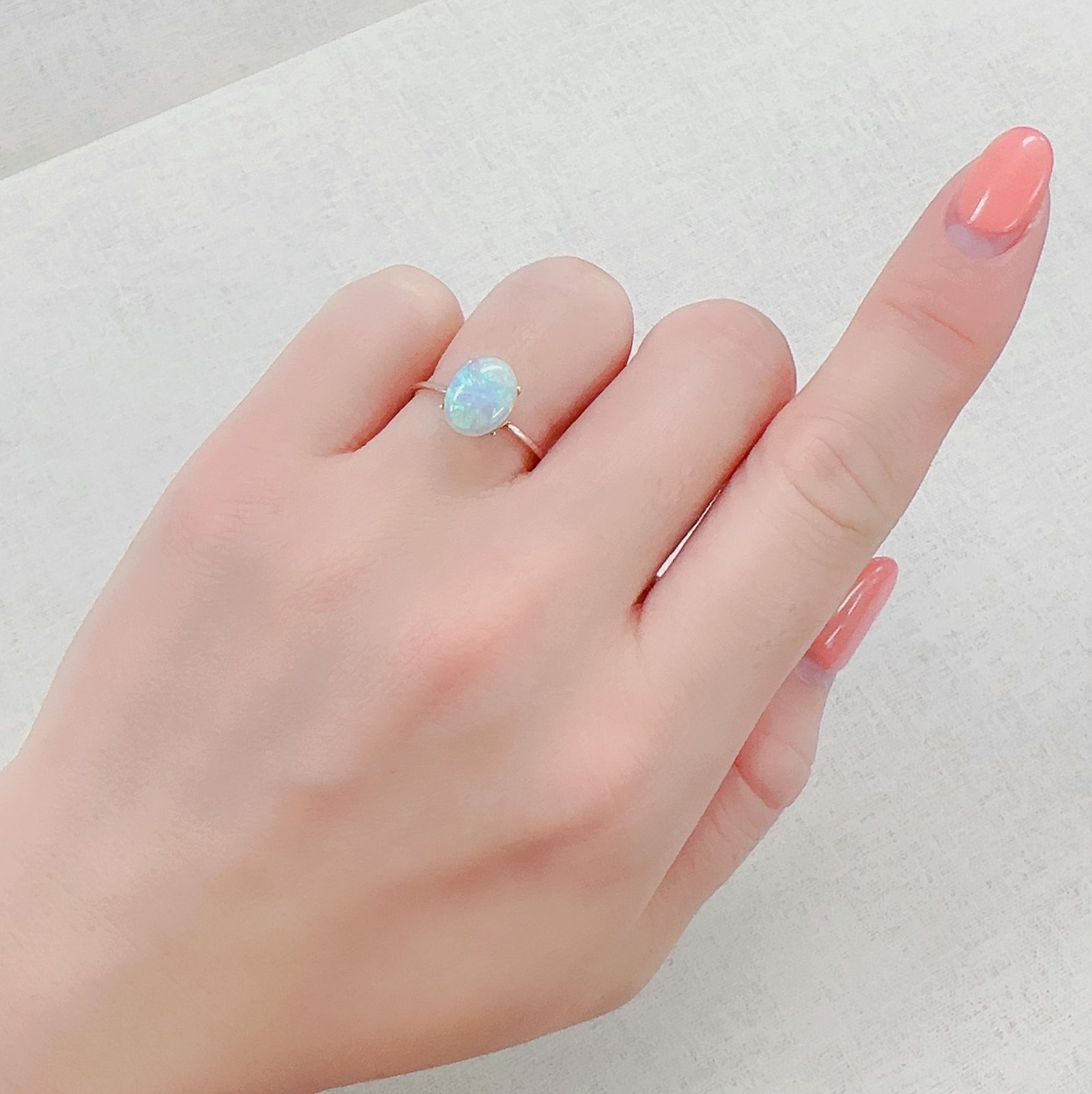 オパール オーストラリア産 1.25ct[230321149]9.3x7.3mm前後
