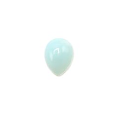 ブルーオパール(宝石名ブルー・コモン・オパール)ペルー産 3.251ct ソ付(彩珠)[231023988]12.5x9.6mm前後
