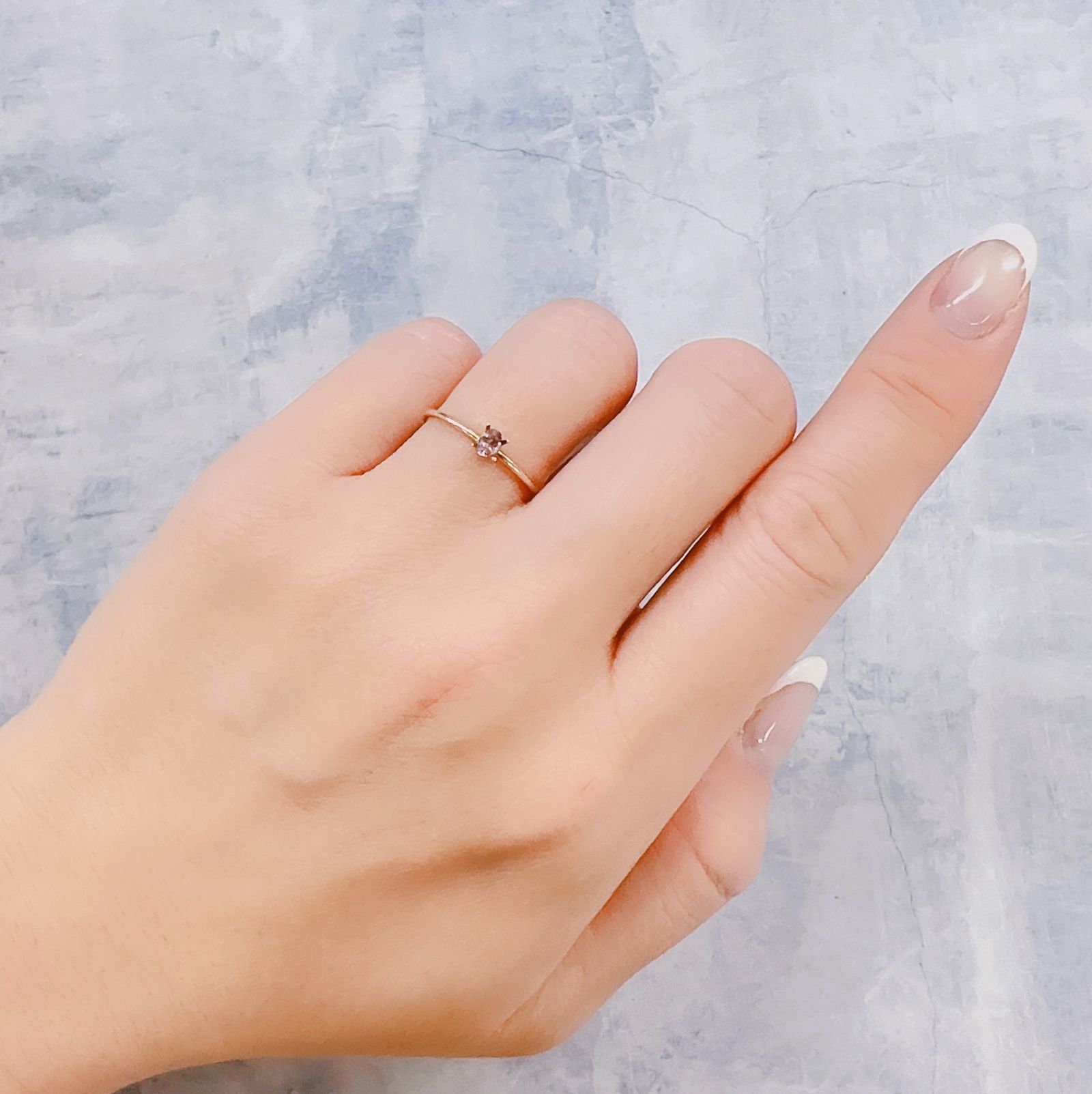 パパラチャサファイア(宝石名サファイア/別名パパラチャ・サファイア)スリランカ産 0.126ct ソ付(日独)[221219642]3.53x2.57mm前後