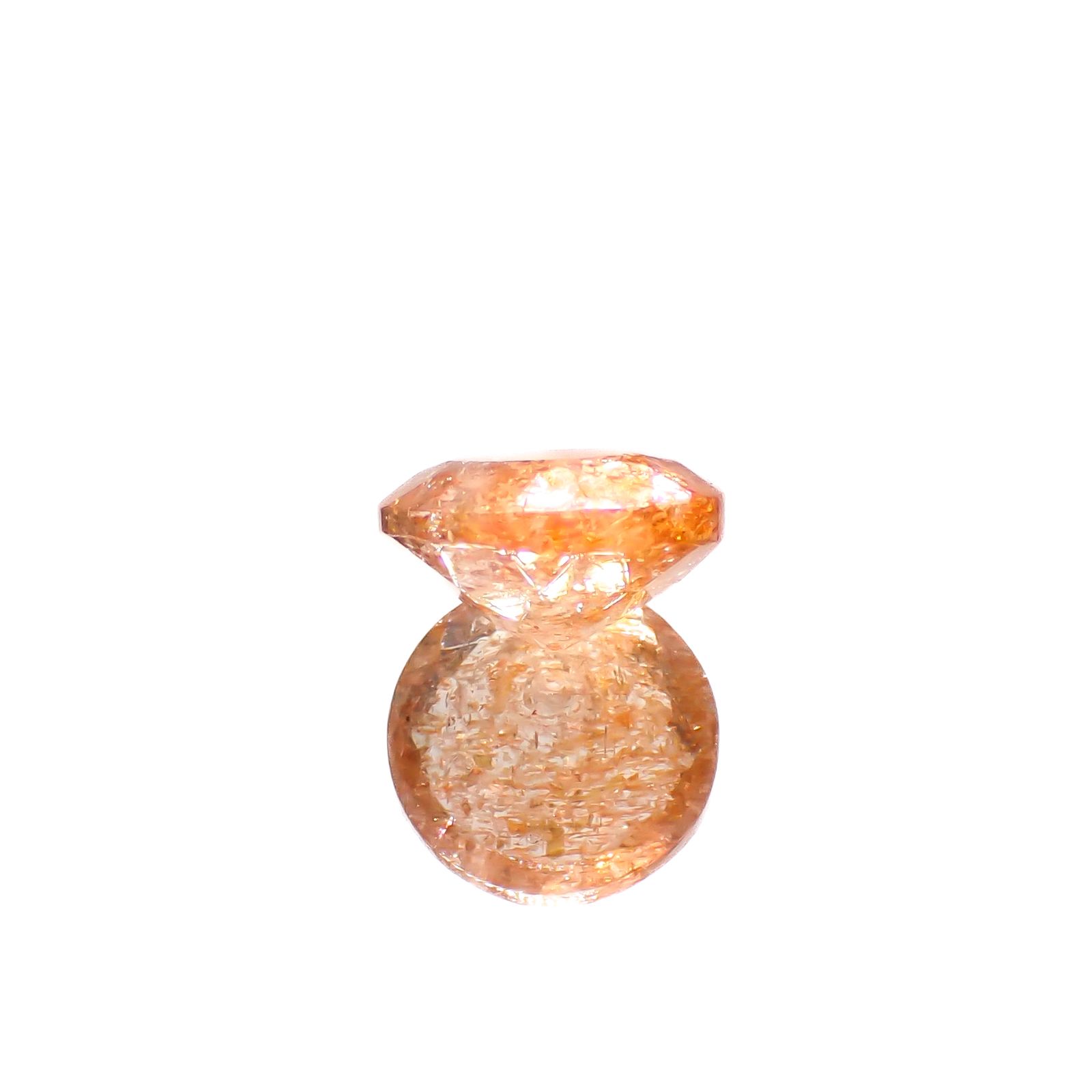 イリュージョンサンストーン タンザニア産 1.60ct[240728540]7.8x7.8mm前後