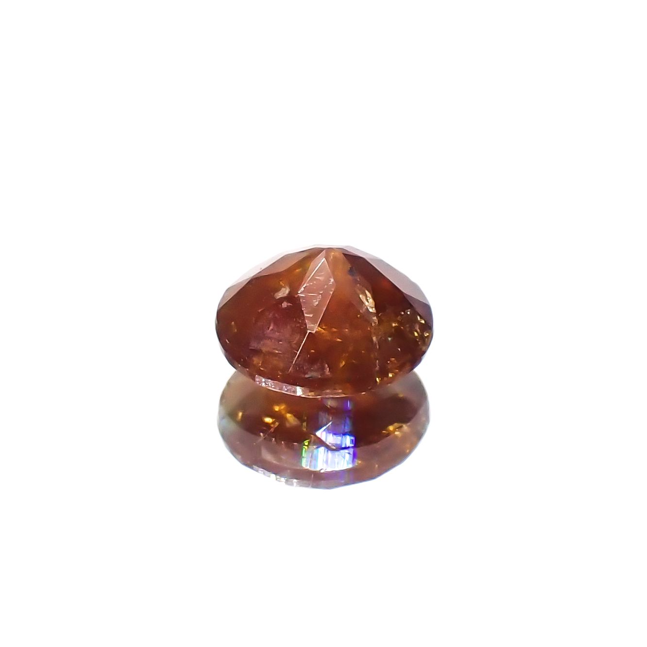 レインボーガーネット 日本・奈良県産 0.55ct[230923304]5x4.9mm前後