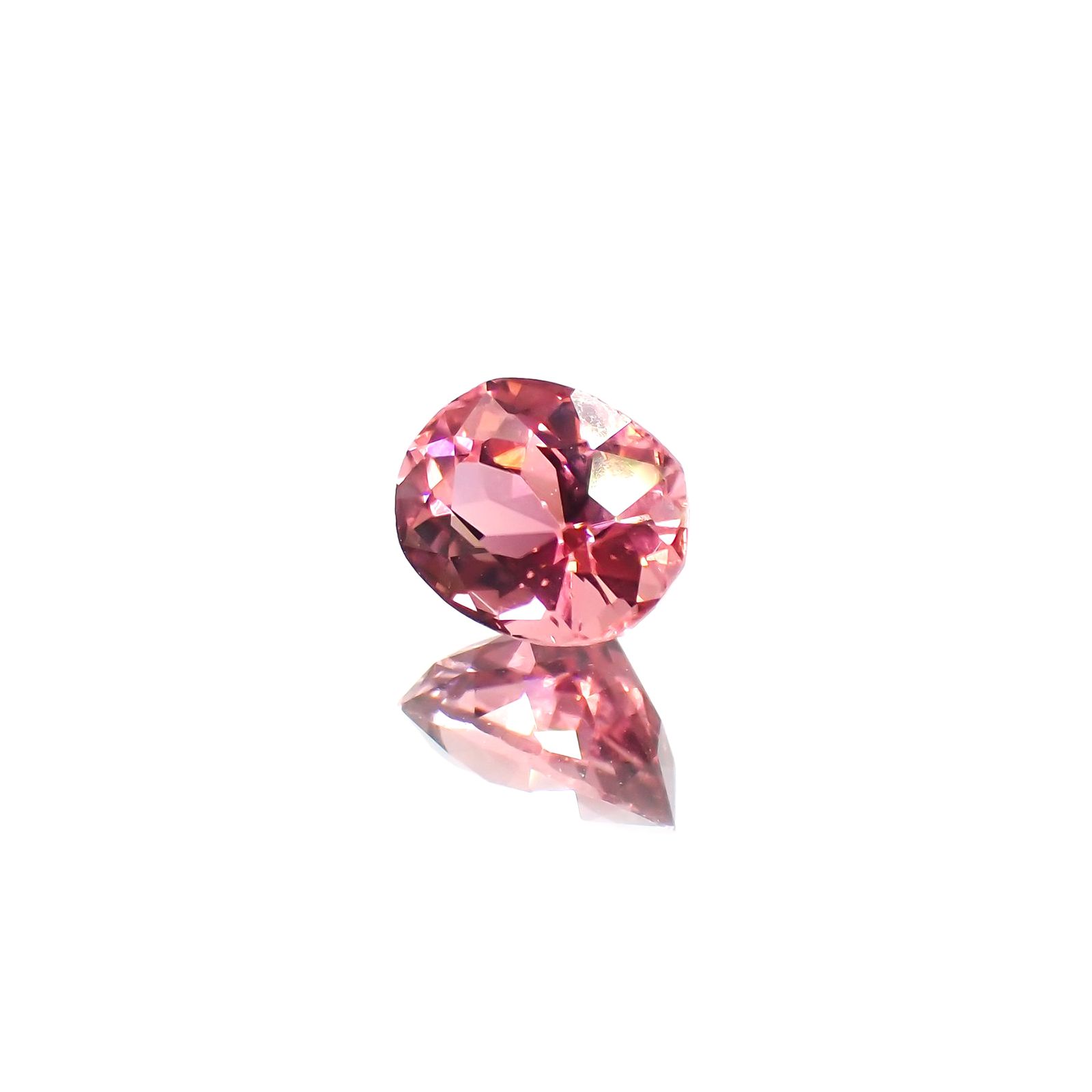 ローズピンクトルマリン(宝石名ピンク・トルマリン)ブラジル/アフリカ産 1.03ct 識別済[220114869]7x5.5mm前後