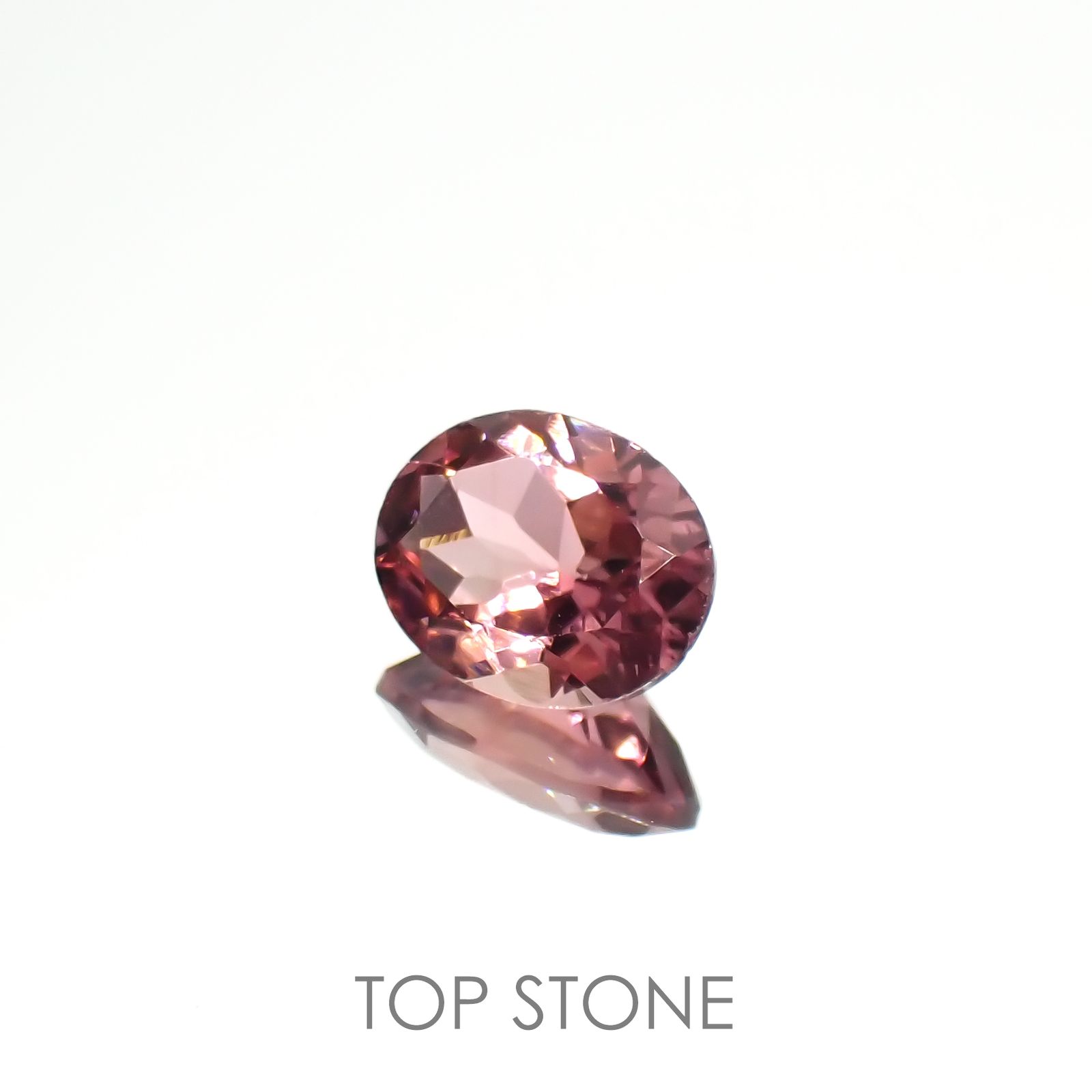 ピンクトルマリン(宝石名トルマリン)コンゴ民主共和国産 1.72ct 識別済[230320845]8.9x6.9mm前後