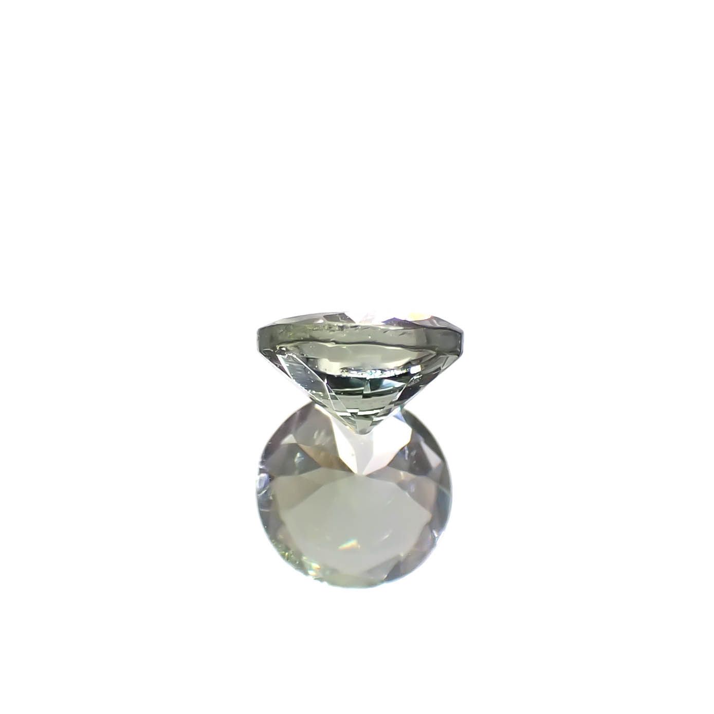 バイカラータンザナイト(宝石名ゾイサイト)タンザニア産 0.45ct 識別済[240828611]4.8x4.8mm前後