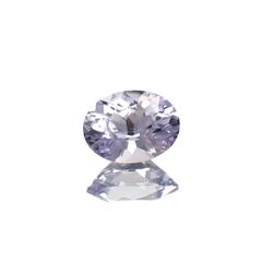 ラベンダーサファイア(宝石名サファイア)スリランカ/マダガスカル産 0.63ct 識別済[250817481]5.9x4.6mm前後