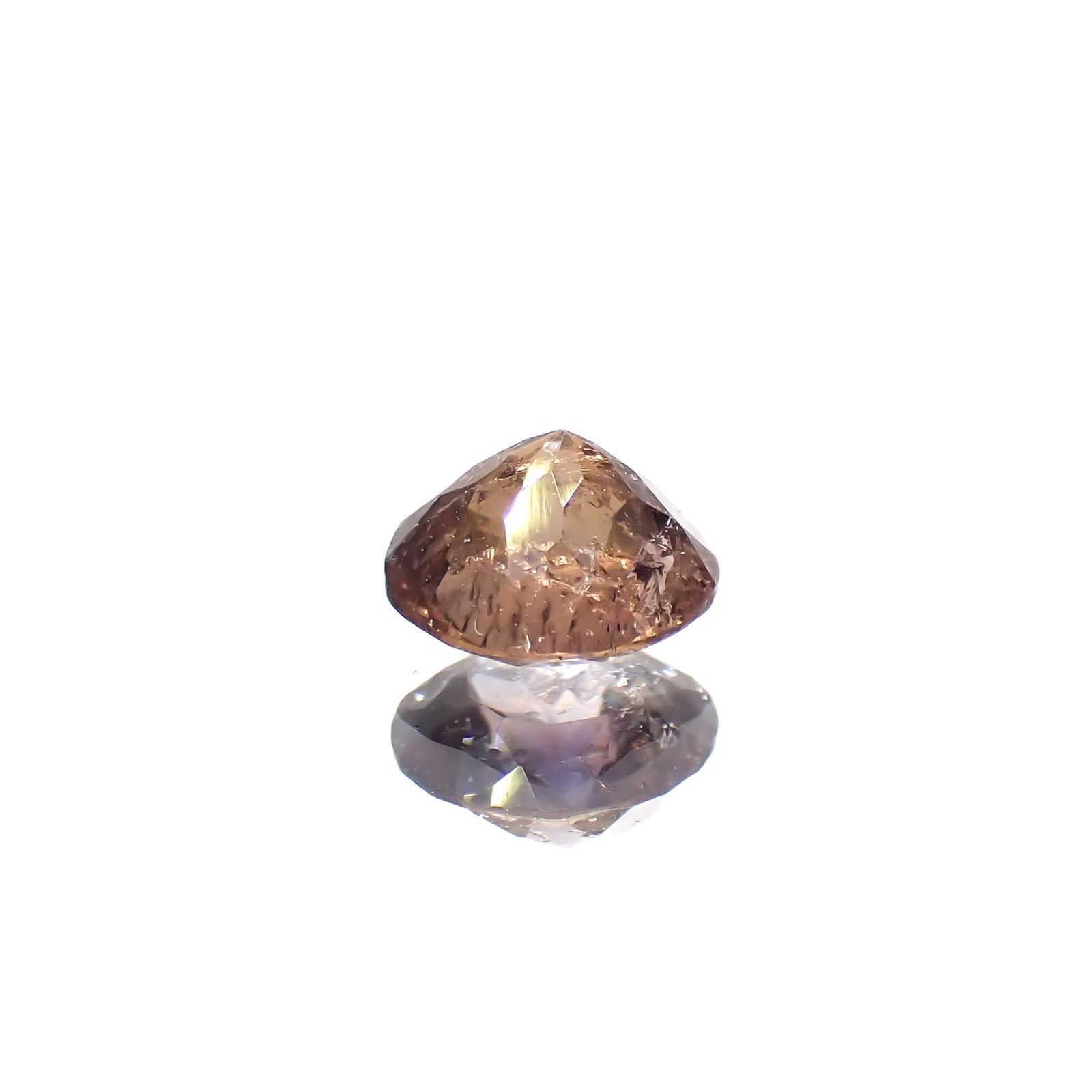 ブルーティントアキシナイト パキスタン産 0.40ct[240628348]4.7x4.7mm前後