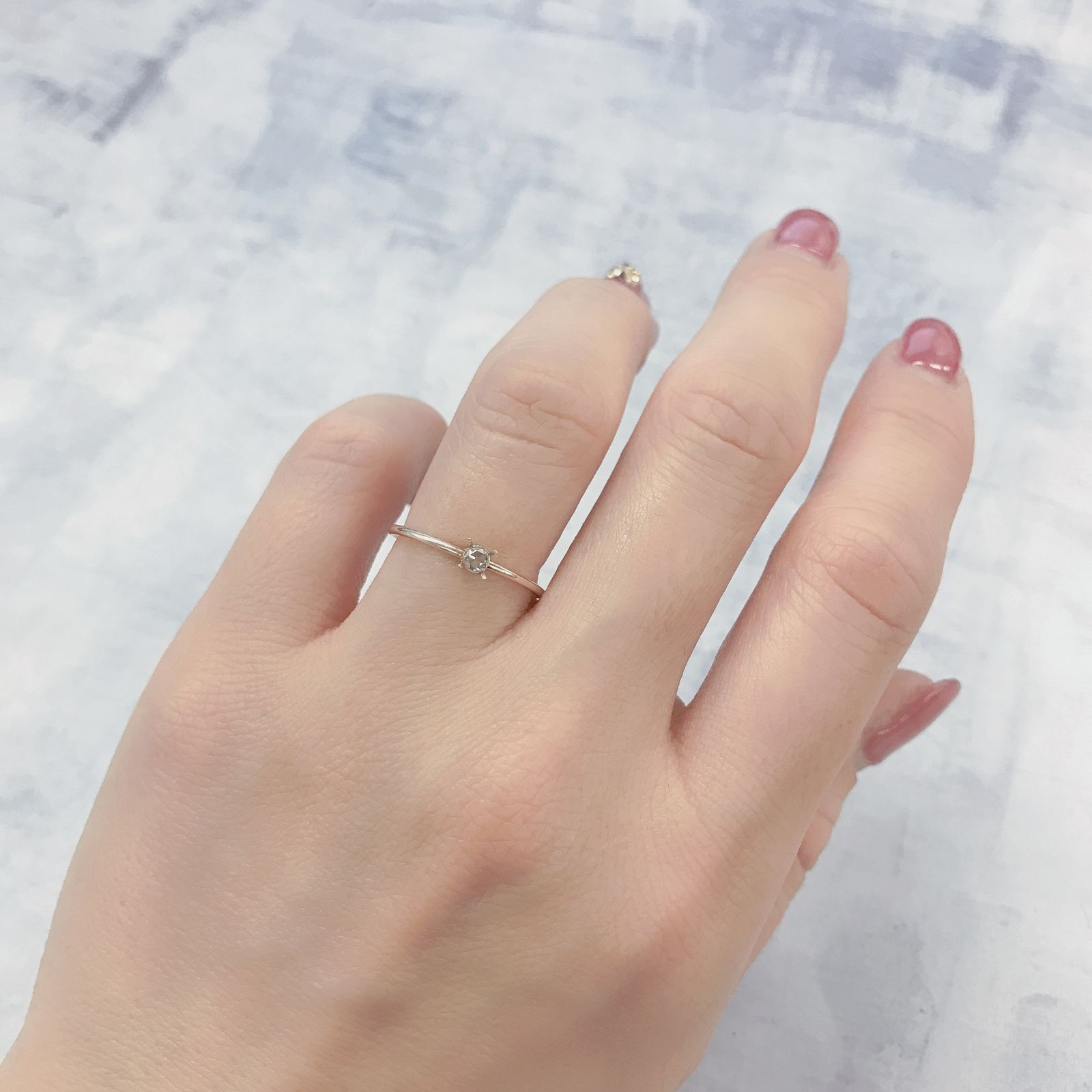 ◇ローズカット◇ダイヤモンド SI-VS/D-G(宝石名ダイアモンド) 0.050ct 識別済[220114720]2.4x2.4mm前後
