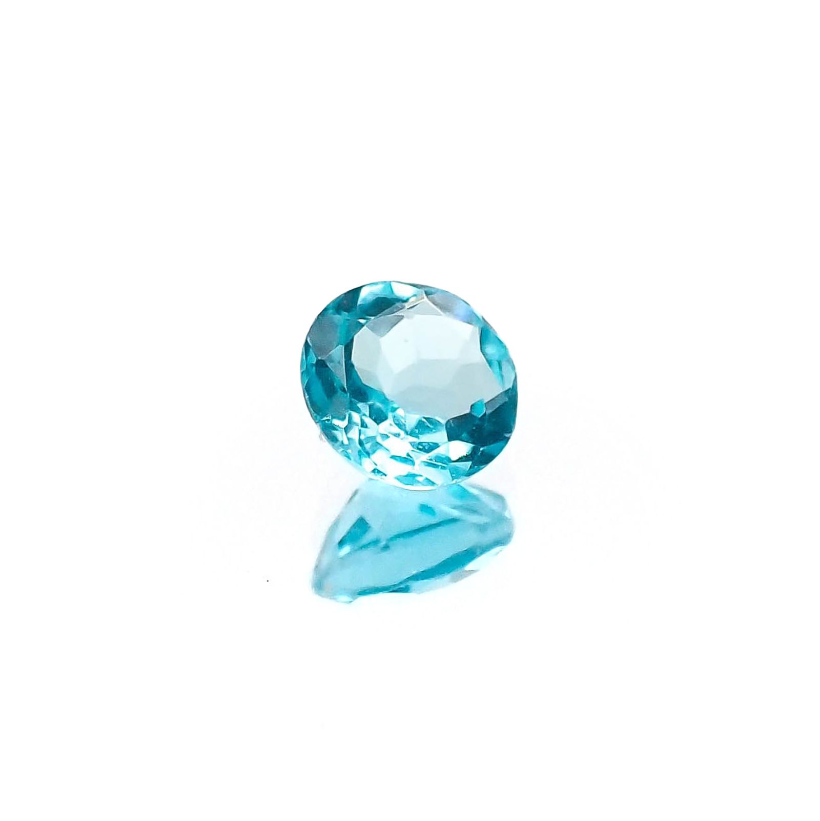 <ランダムセレクト1個販売> アパタイト ラウンドカット ブラジル産 0.25ct前後 / 4x4mm前後 [20074206-PAC]