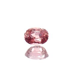 パパラチャサファイア 非加熱(宝石名サファイア/別名パパラチャ・サファイア)スリランカ産 0.27ct GIA鑑付[230521930]4.11x3.04mm前後