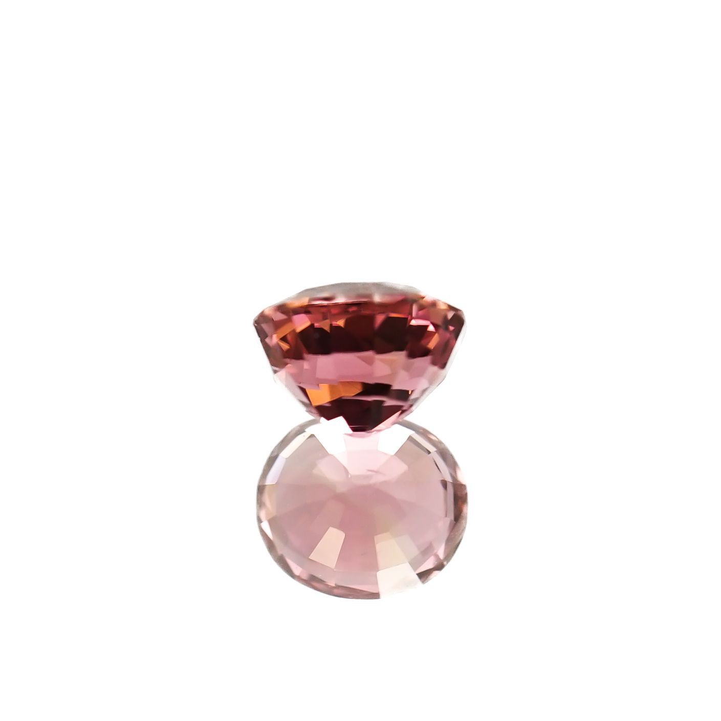 ローズピンクトルマリン(宝石名ピンク・トルマリン)ブラジル/アフリカ産 0.92ct 識別済[230120081]6.1x5.4mm前後