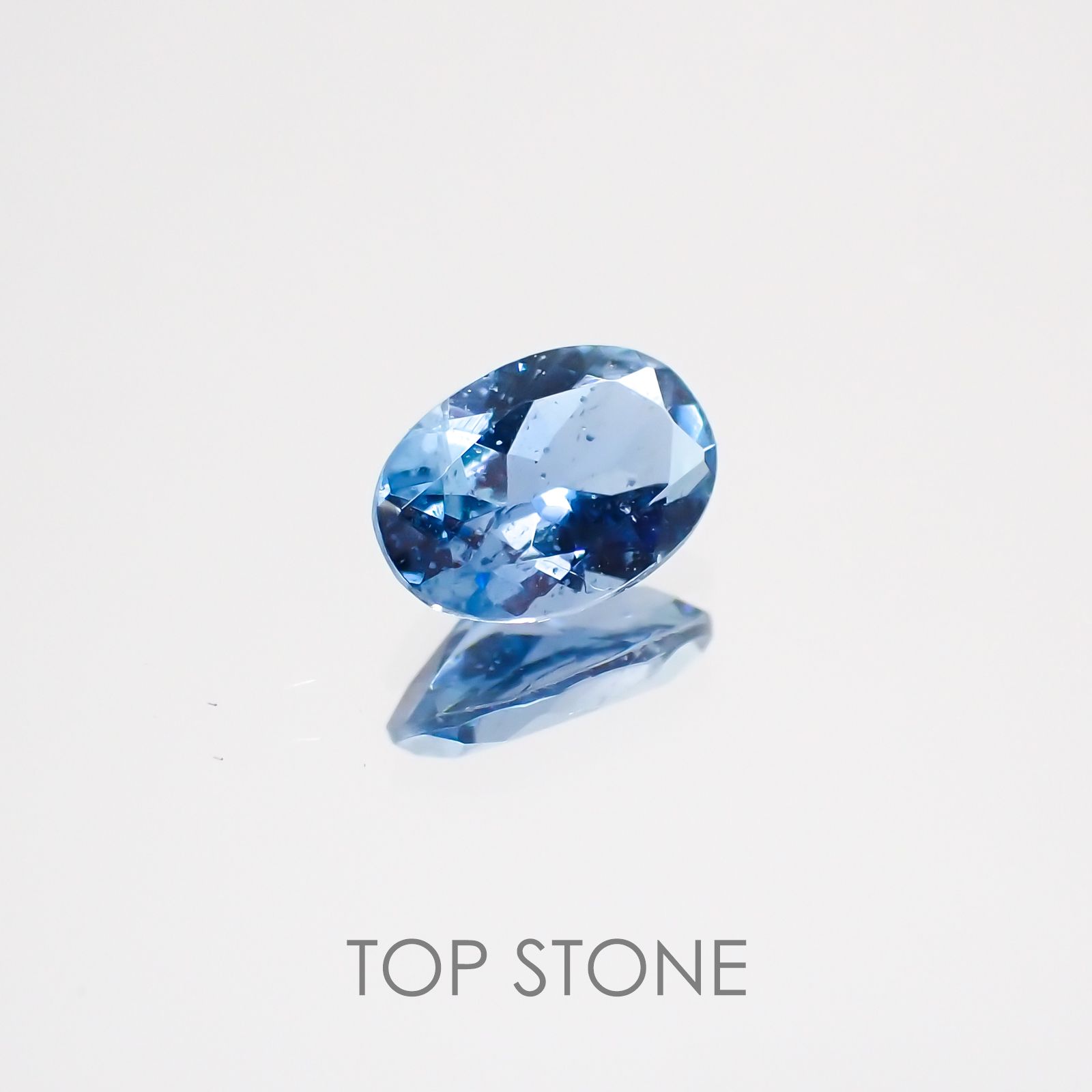 サンタマリア アクアマリン ブラジル産 ルース 0.36ct[21019123]6×4mm前後