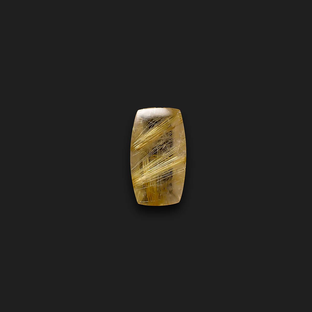 タイチンルチルクオーツ ブラジル産 9.71ct[240427325]20.3x11.5mm前後