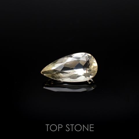 イエロースキャポライト(宝石名イエロー・スキャポライト)ブラジル・ミナスジェライス州産 1.39ct 識別済[220918021]11.1x5.7mm前後