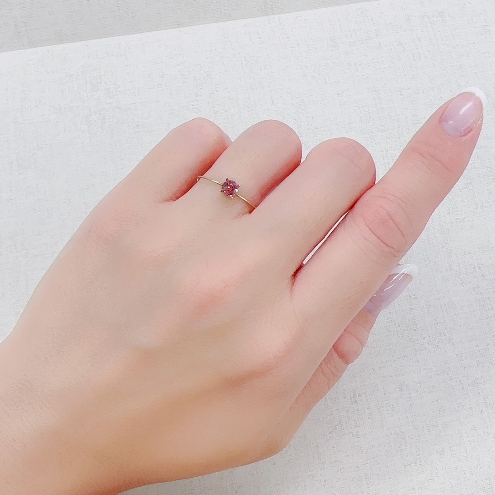 パパラチャサファイア(宝石名サファイア/別名パパラチャ・サファイア)スリランカ産 0.35ct GIA鑑付[230521932]4.06x4.13mm前後