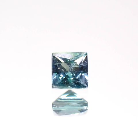 ◇プリンセスカット◇ブルーグリーンコーネルピン タンザニア産 0.080ct[230722851]2.3x2.3mm前後