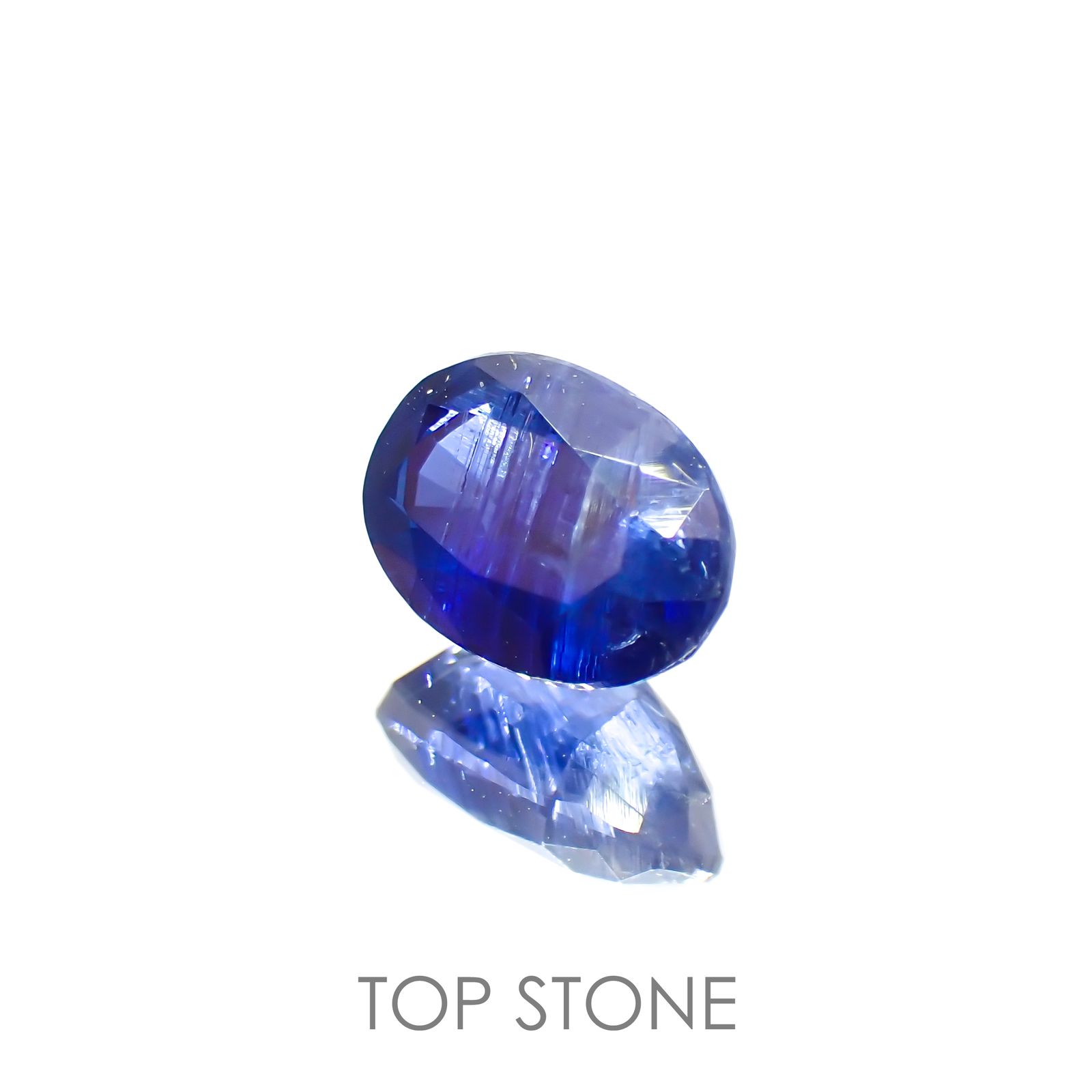 カイヤナイト(宝石名カイヤナイト) ネパール産 1.08ct 識別済[20095283]7.1×5mm前後