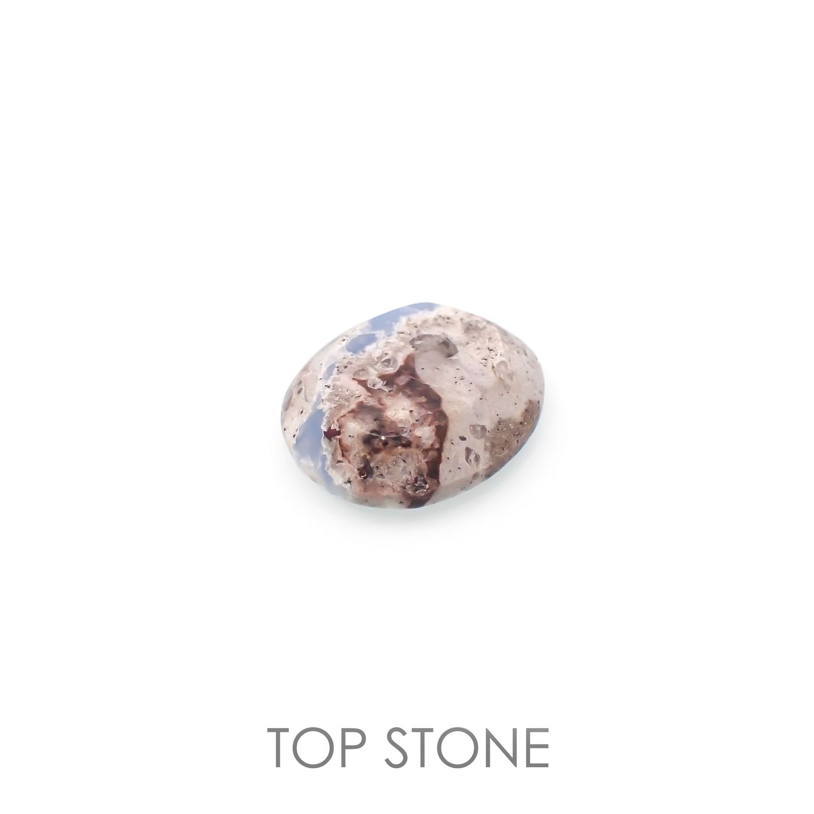 マトリックスブルーオパール アメリカ・オレゴン州産 3.45ct[220917812]13.9x11.3mm前後