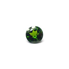 クロムダイオプサイド(宝石名クロム・ダイオプサイド)ロシア産 識別済 0.60ct / 5.1x5.1mm前後 [260432096]