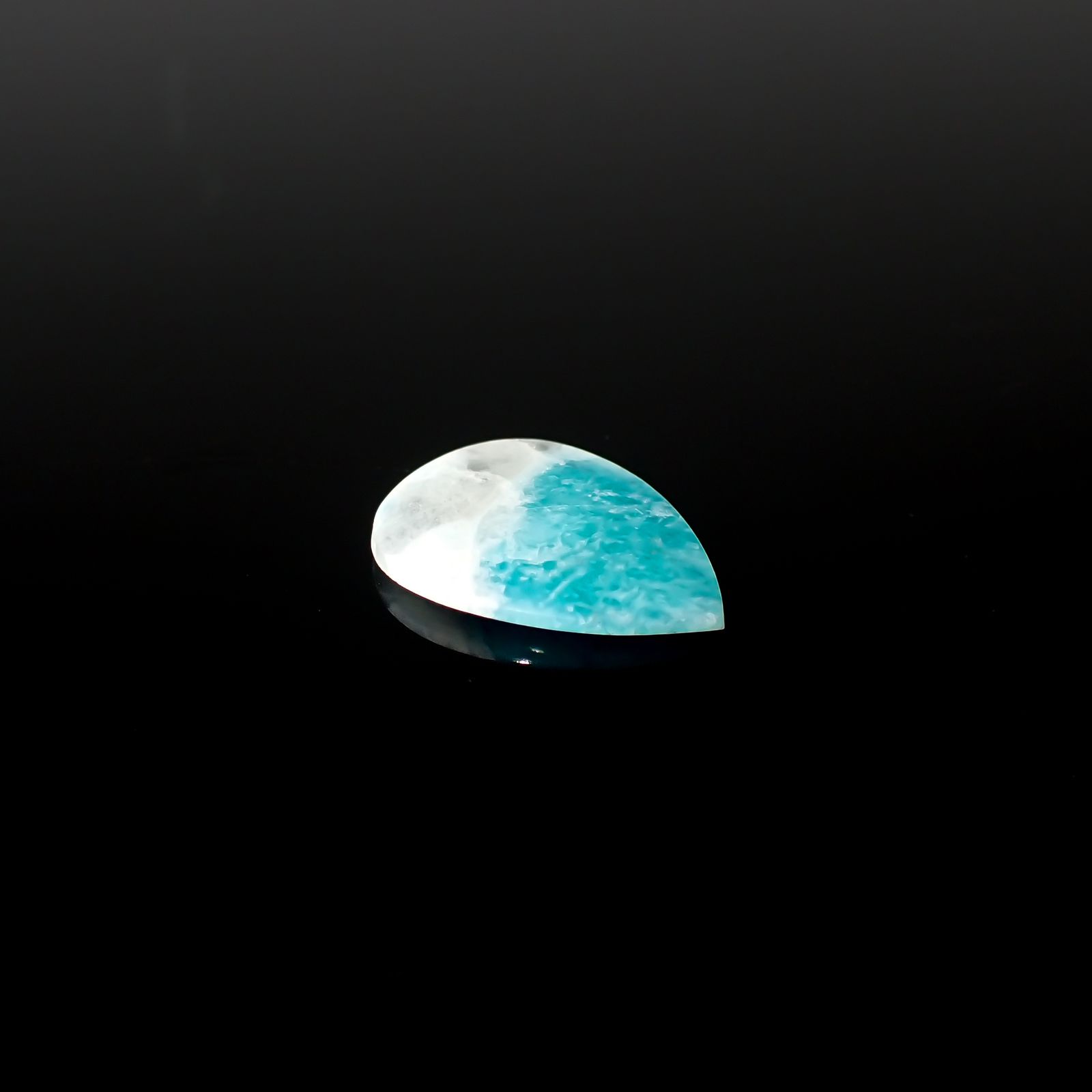 マトリックスアマゾナイト(アマゾナイトインクォーツ/フェルドスパー) ブラジル産 3.86ct[240226334]17.9x13.6mm前後