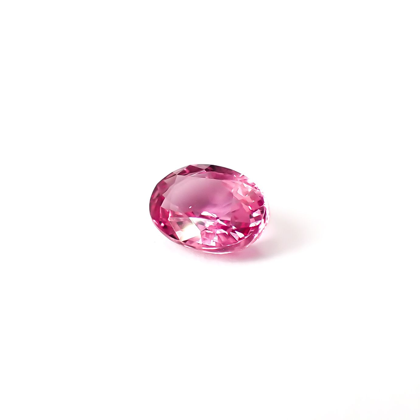 ピンクサファイア 非加熱(宝石名ピンク・サファイア)スリランカ/マダガスカル産 GIT鑑付 0.98ct / 7.06x5.13mm前後 [260432067]