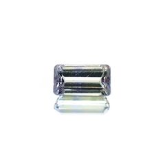 バイカラータンザナイト(宝石名バイカラー・ゾイサイト) タンザニア産 ソ付(彩珠) 0.820ct / 6.7x3.6mm前後 [260311847]