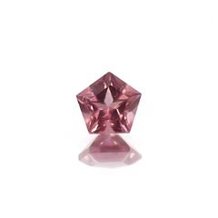 ◇ペンタゴンカット◇マラヤガーネット(宝石名ガーネット) タンザニア産 識別済 0.32ct / 4.1x4.3mm前後 [210210089]