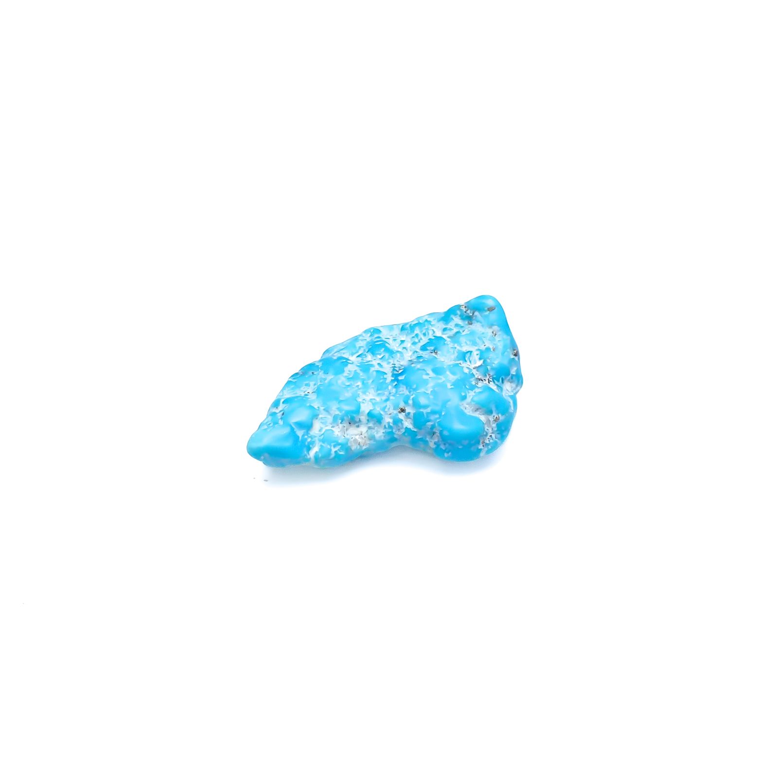 ターコイズ 原石 アメリカ・アリゾナ州キングマン産 10.32ct[240226371]18.2x13.3mm前後