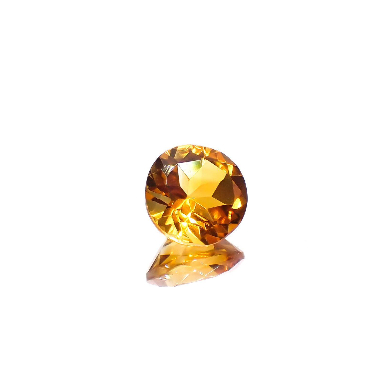 マデイラシトリン ブラジル・ミナスジェライス州産 1.64ct[240427126]7.8x7.7mm前後