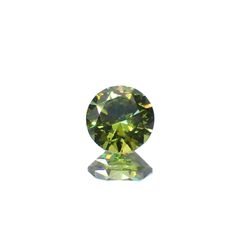 デマントイドガーネット(宝石名デマントイド・ガーネット)ロシア産 0.58ct 識別済[231224554]4.9x5mm前後