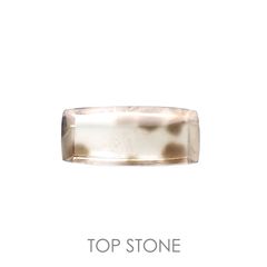 ダルメシアンクォーツ(宝石名ラジエーション・ダメージ・クォーツ) ブラジル産 14.05ct 識別済[210812887]25×10.8mm前後