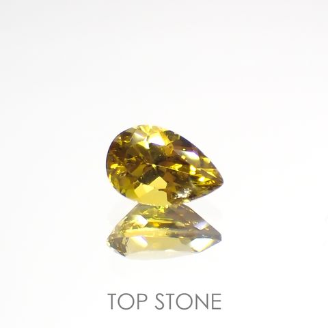 クリノゾイサイト(宝石名クリノゾイサイト)パキスタン産 0.72ct 識別済[220115589]6.7x4.5mm前後