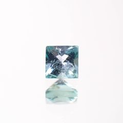 ◇プリンセスカット◇ブルーグリーンコーネルピン タンザニア産 0.096ct[230722852]2.3x2.3mm前後