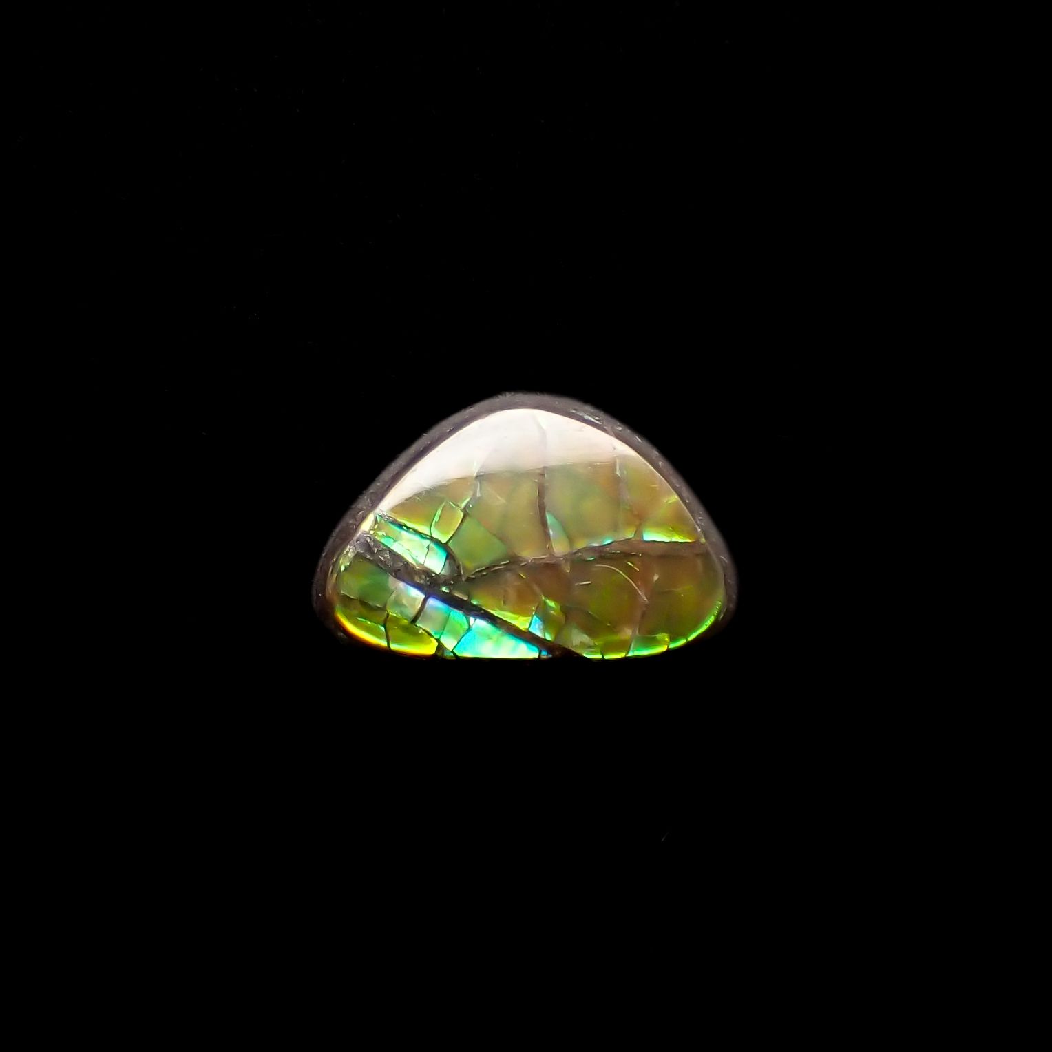 アンモライト トリプレット カナダ産 3.74ct[230823114]7.9x11.9mm前後