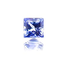 ◇プリンセスカット◇サファイア(宝石名サファイア) スリランカ産 0.15ct 識別済[20117893]2.8×2.7mm前後