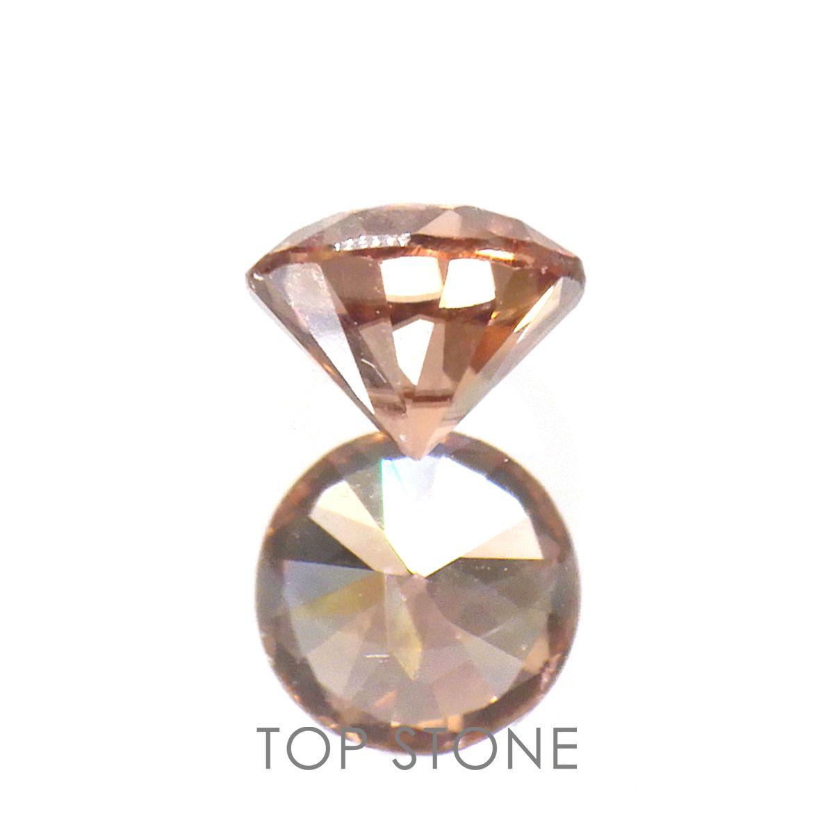 ライトピンクジルコン(宝石名ジルコン)スリランカ/カンボジア産 0.41ct 識別済[220716990]4.1x4.1mm前後