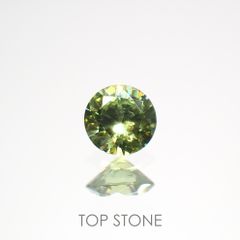 デマントイドガーネット(宝石名デマントイド・ガーネット)ロシア産 0.17ct 識別済[220616478]3.5x3.5mm前後