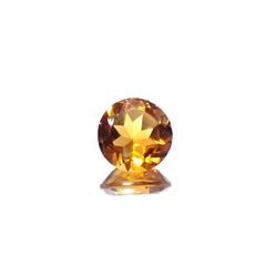 マデイラシトリン ブラジル・ミナスジェライス州産 0.94ct [250630584]6.9x6.9mm前後