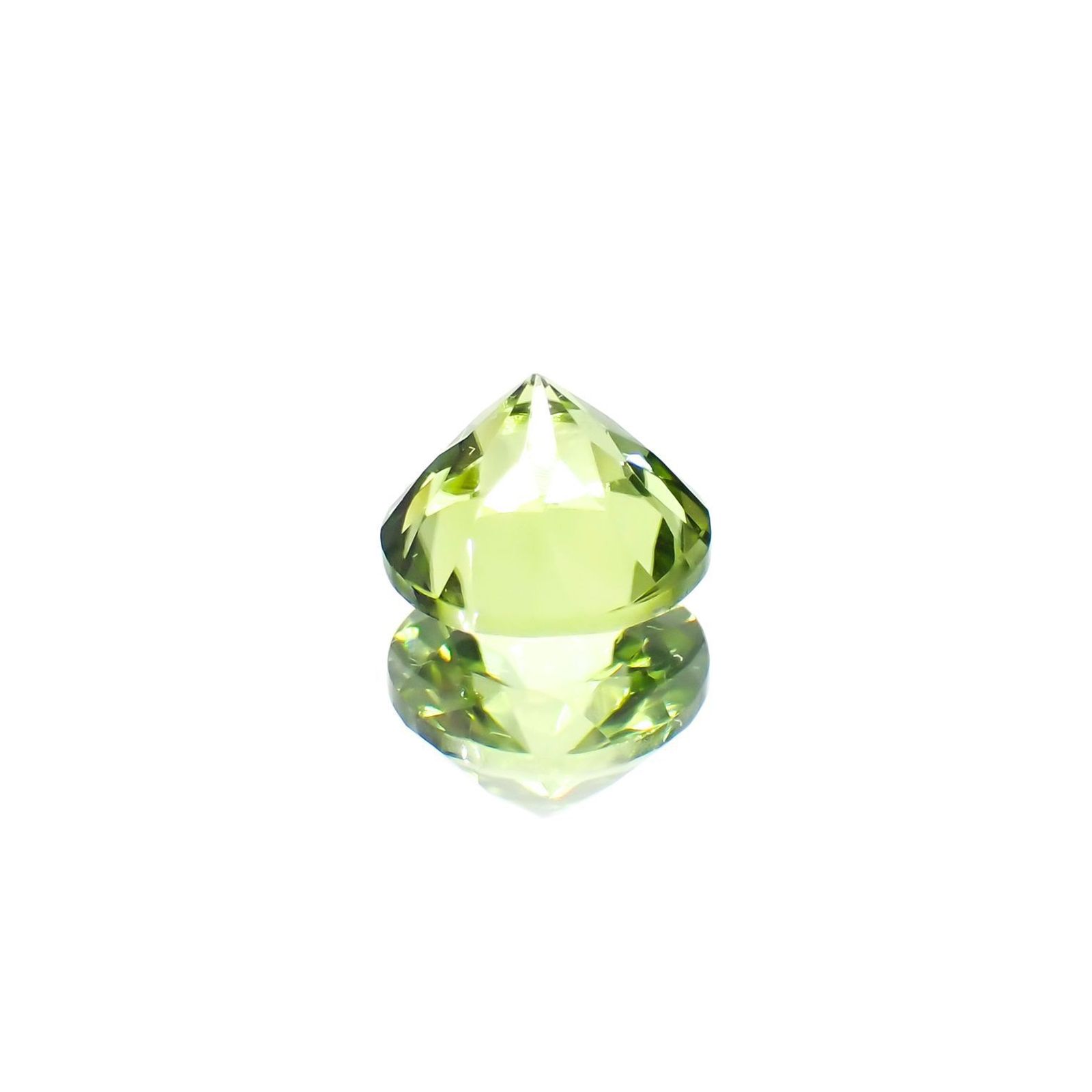 ペリドット(宝石名ペリドット) パキスタン産 識別済 1.43ct / 6.9x6.9mm前後 [260713084]