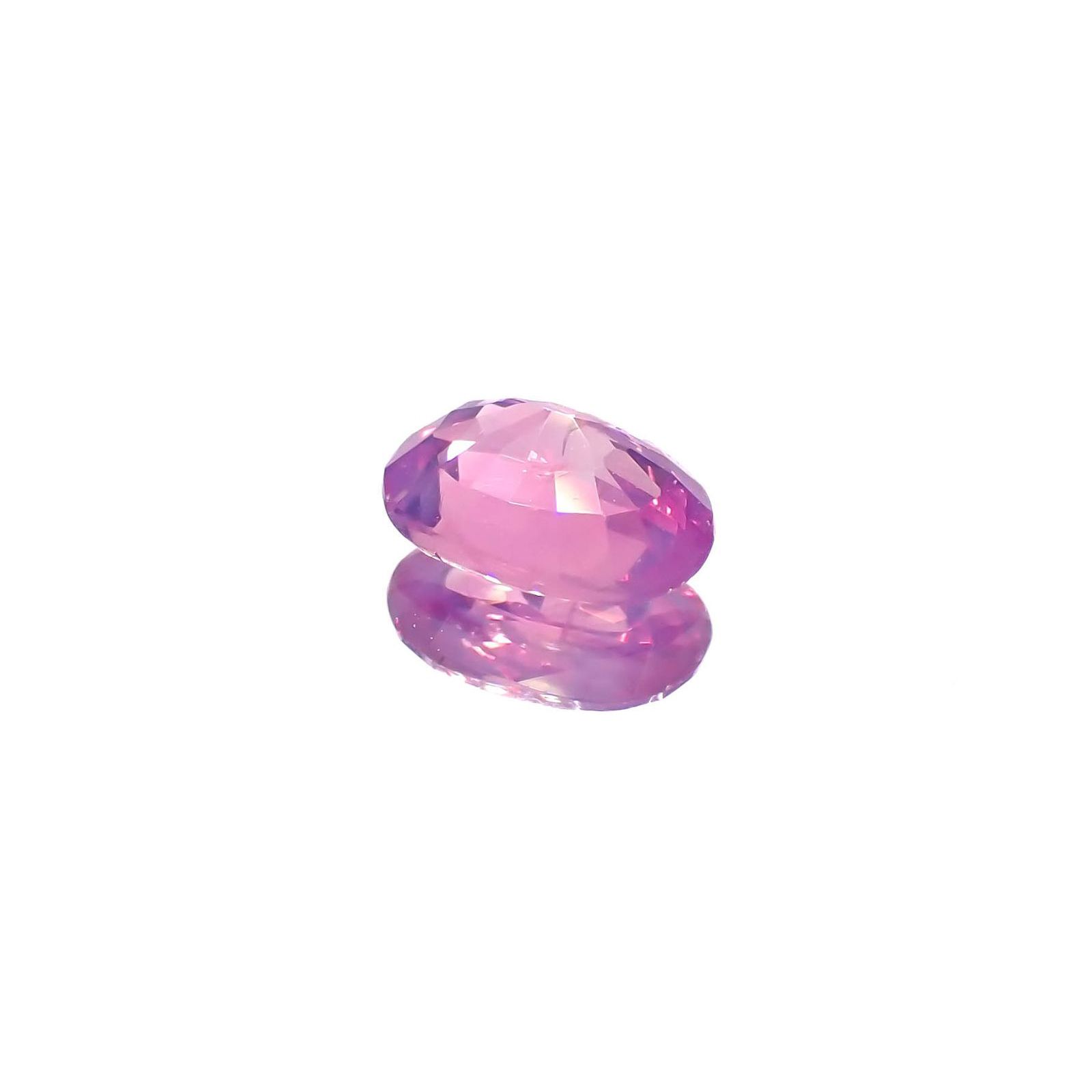 シルキーピンクサファイア 非加熱 ベトナム産 0.44ct[230119855]5.5x3.9mm前後