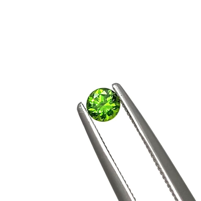 デマントイドガーネット ロシア産 0.24ct[231224557]3.6x3.5mm前後 