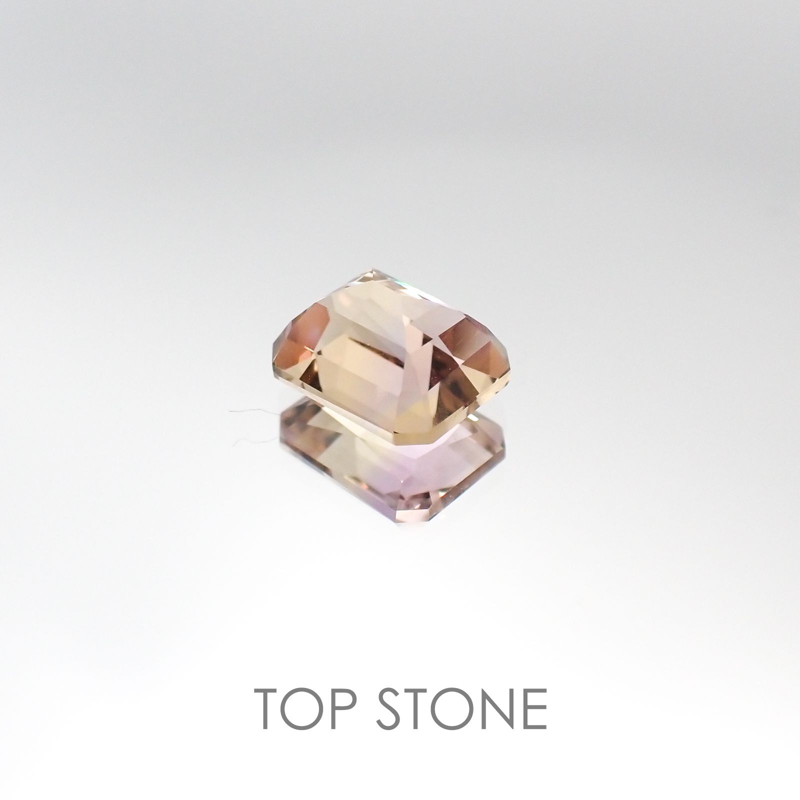 アメトリン ブラジル産 ルース 1.65ct[20095346]7.6×6.1mm前後