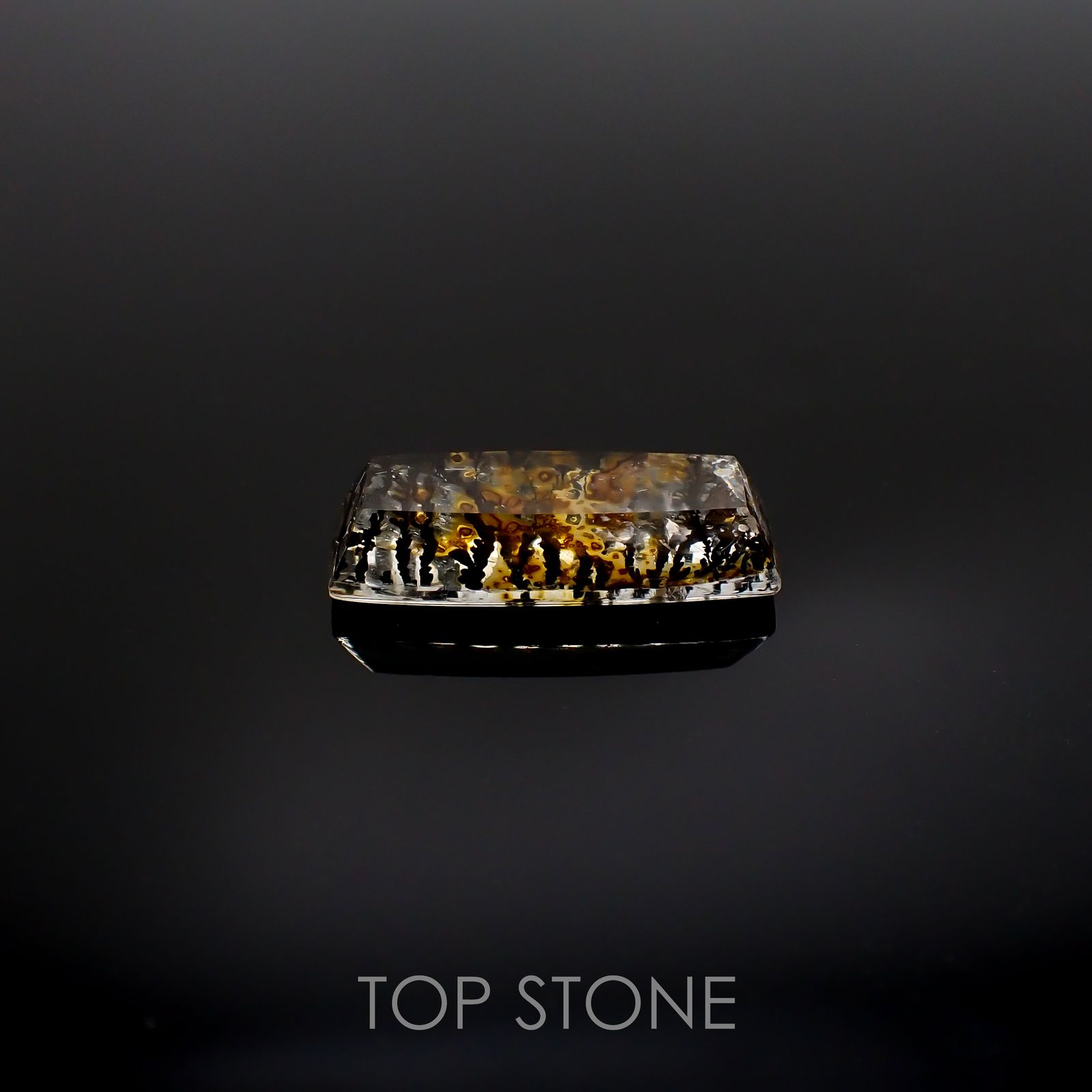 デンドリチッククォーツ ブラジル産 4.93ct[220616700]17.8x6.9mm前後