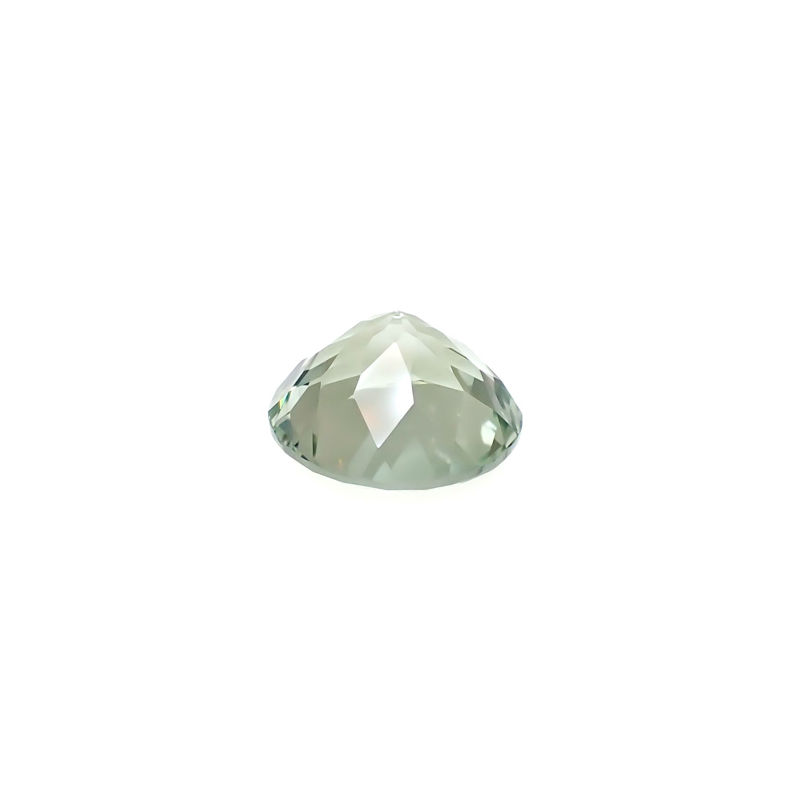 プラシオライト(グリーンアメジスト) ブラジル産 8.80ct [241229565]14x14mm前後